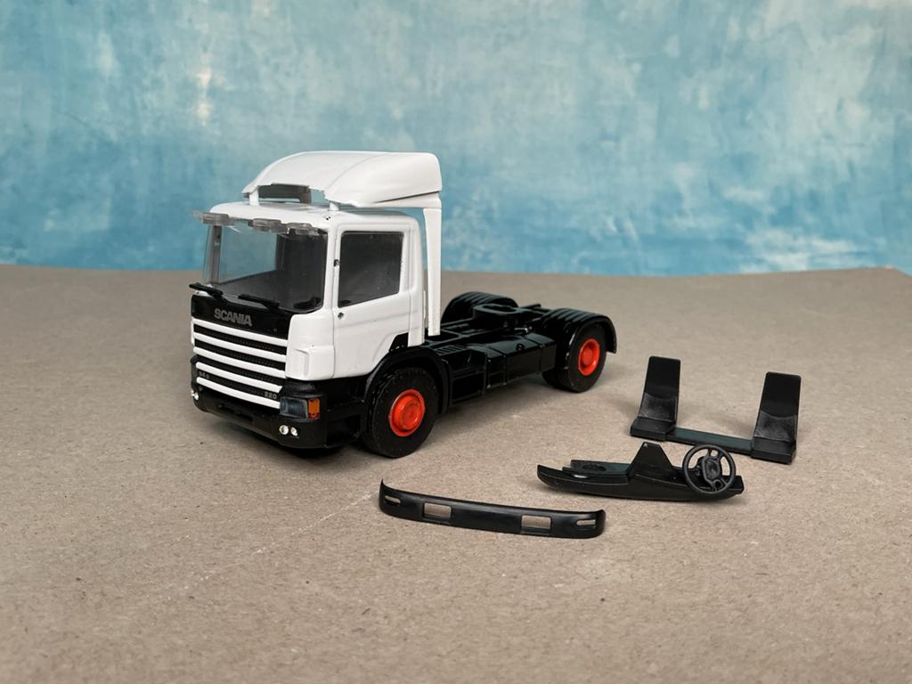 Lion Toys Scania vrachtwagen in onderdelen ZGAN, Hobby en Vrije tijd, Modelauto's | 1:50, Ophalen of Verzenden, Zo goed als nieuw