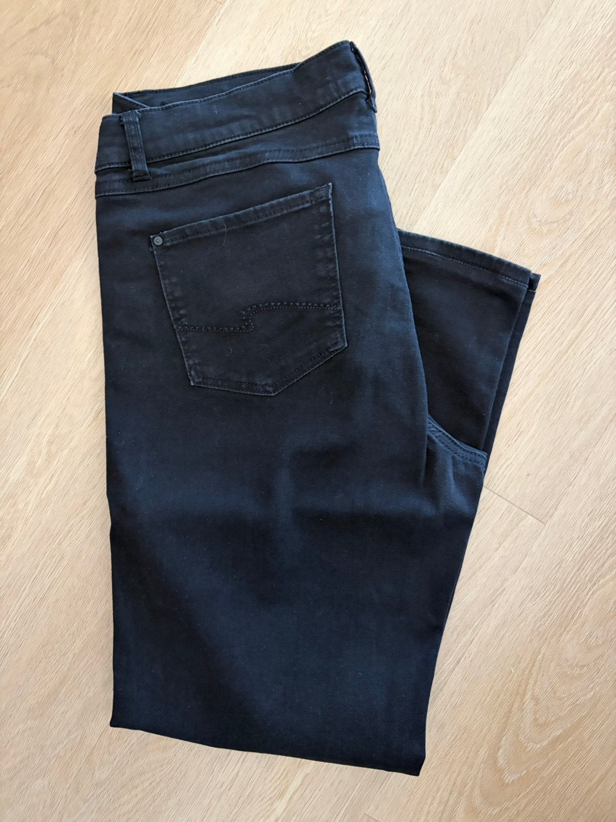 Angels jeans Dolly zwart maat 48 (2x gedragen), Kleding | Dames, Grote Maten, Ophalen of Verzenden, Zo goed als nieuw, Zwart, Broek of Spijkerbroek