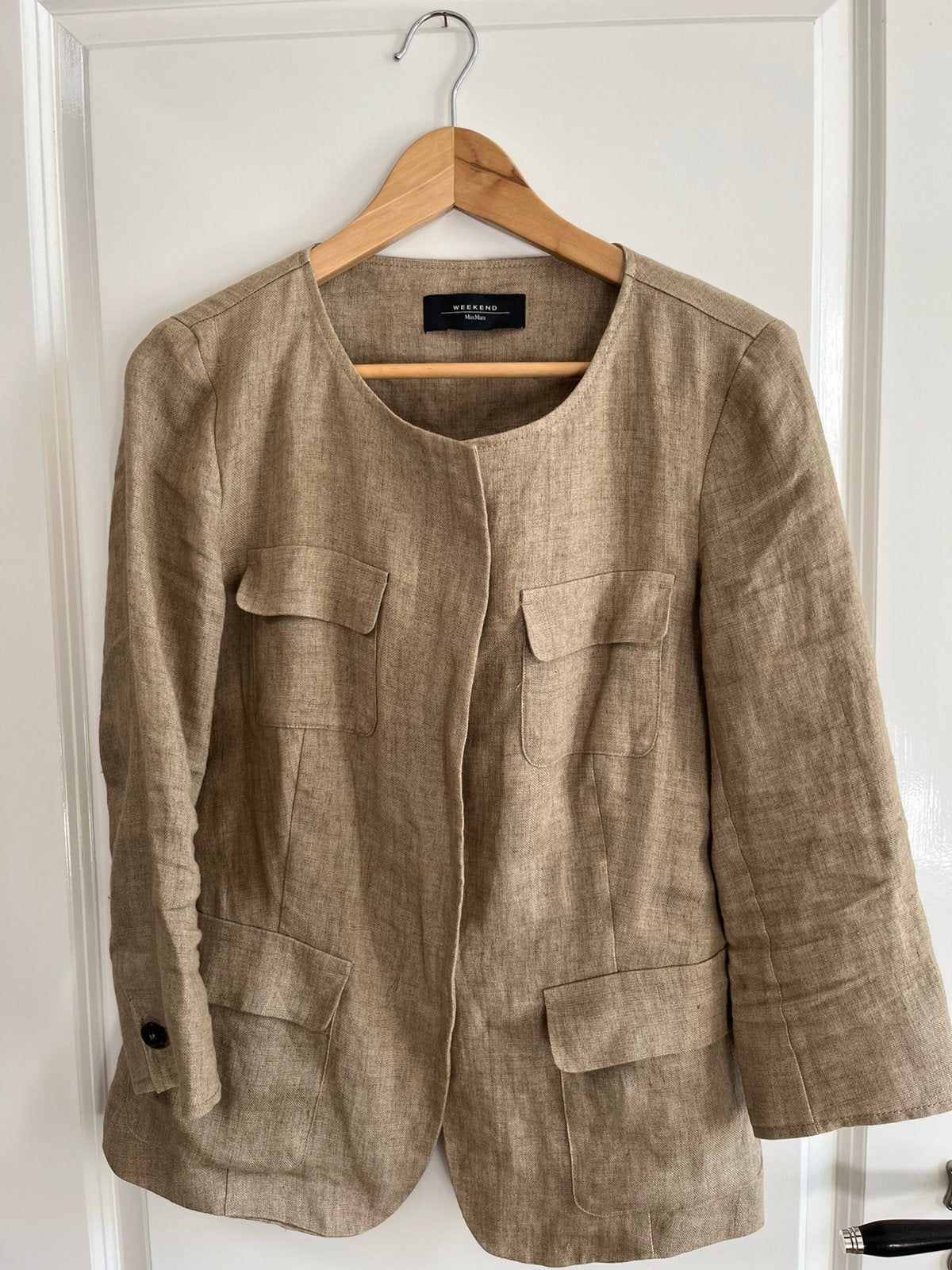 Weekend Max Mara jasje 38, Beige, Max Mara, Gedragen, Ophalen