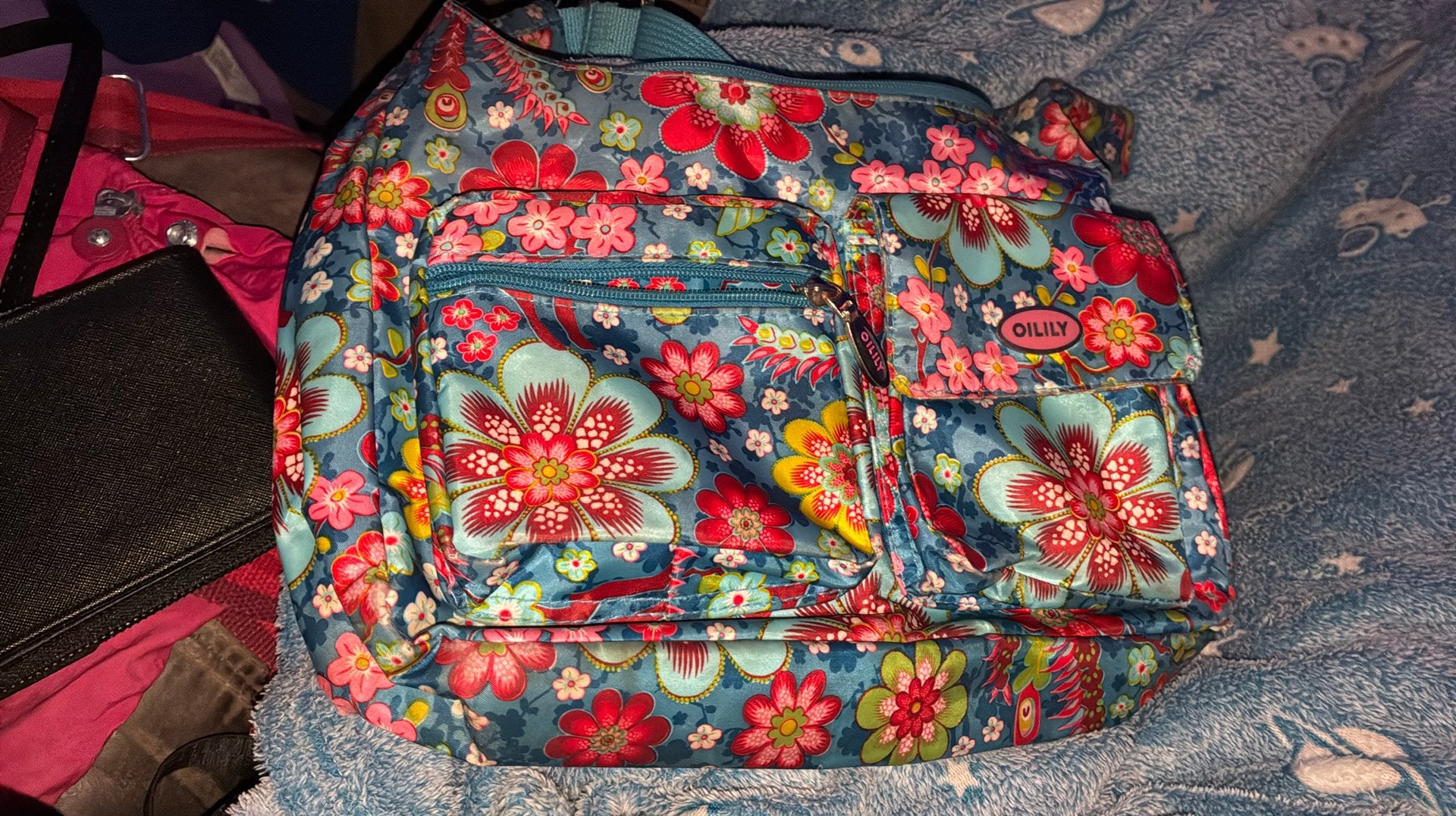 Oilily handtas, Ophalen of Verzenden, Zo goed als nieuw, Overige kleuren, Overige materialen