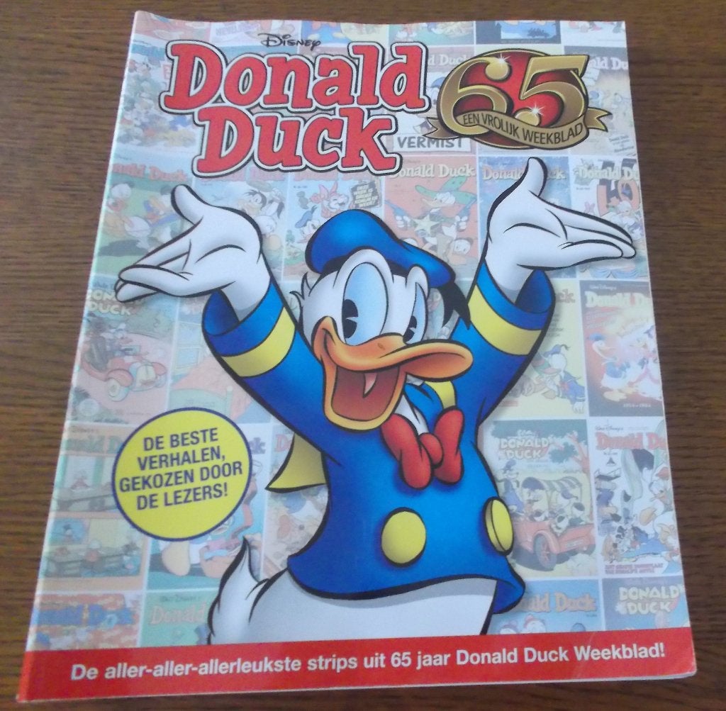 Stripboek Donald Duck 65 jaar Een vrolijk weekblad, Boeken, Eén stripboek, Ophalen, Zo goed als nieuw