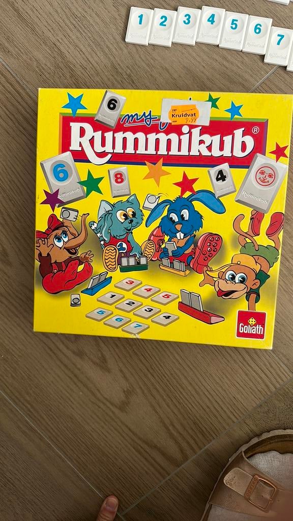 Kinder rummikub, Drie of vier spelers, Ophalen, Zo goed als nieuw