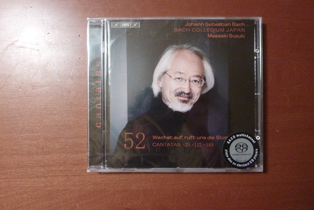Bach Cantatas 52: 29 112 140 - Masaaki Suzuki SACD NIEUW, Overige typen, Ophalen of Verzenden, Nieuw in verpakking, Barok