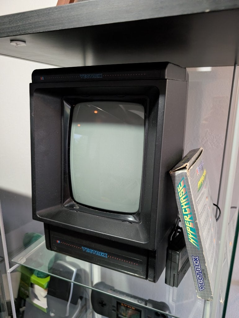Vectrex met 2 spellen, Ophalen