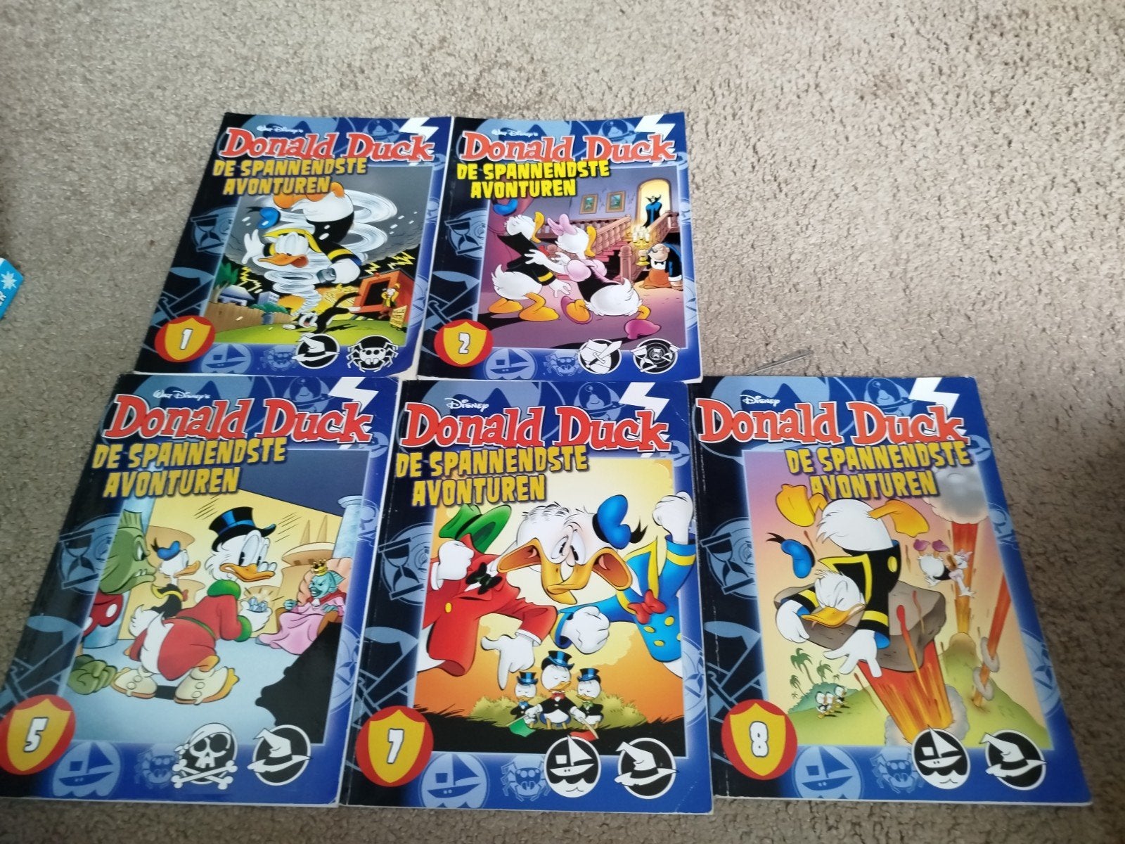De spannendste avonturen van Donald Duck albums, Gelezen, Ophalen of Verzenden, Donald Duck, Meerdere stripboeken