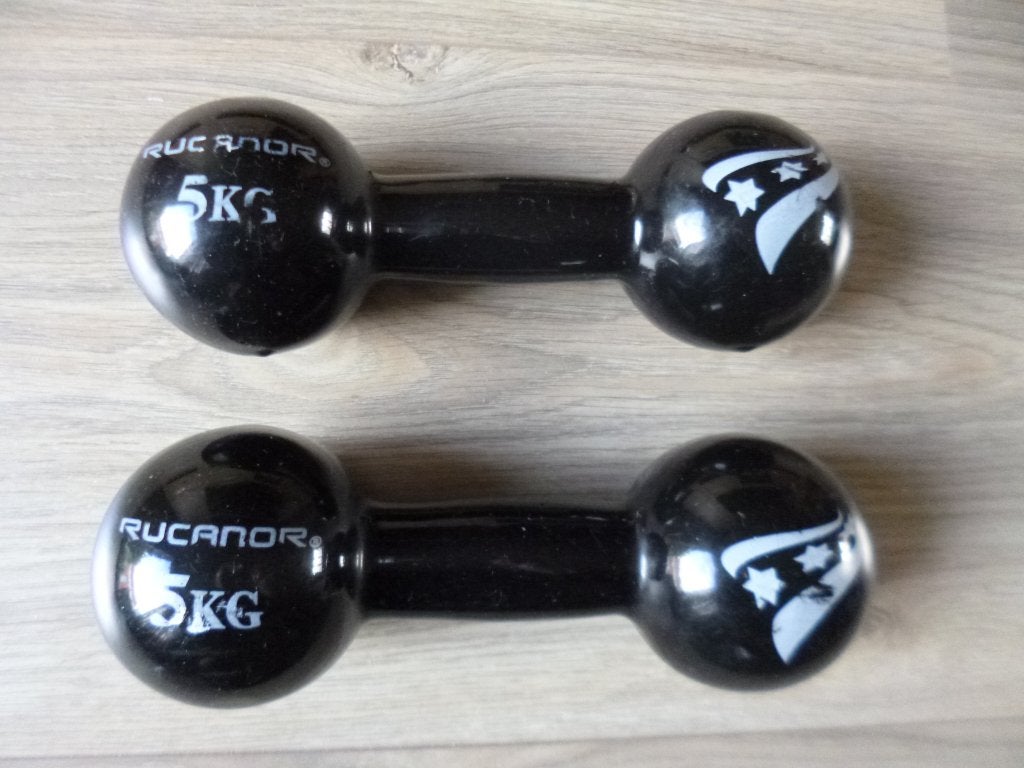 Dumbbells 5 kg, Ophalen, Zo goed als nieuw, Armen, Dumbbell