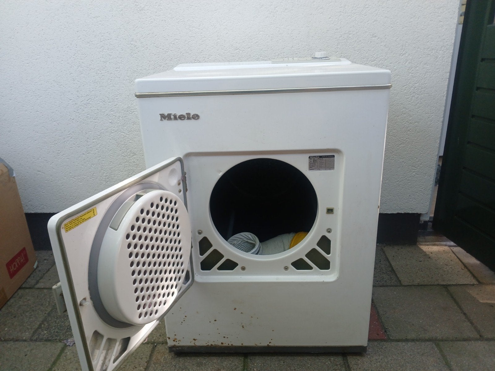 Wasdroger, Witgoed en Apparatuur, Wasdrogers, Ophalen, Gebruikt, Luchtafvoer, 85 tot 90 cm