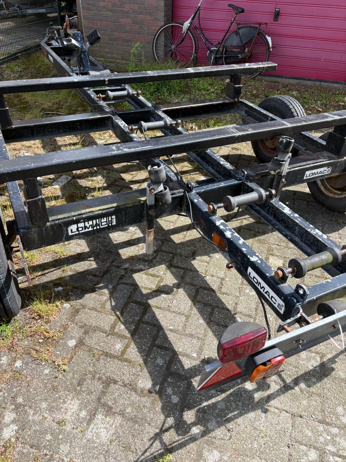 Trailer, Ophalen, Minder dan 1500 kg, Gebruikt, 6 tot 9 meter