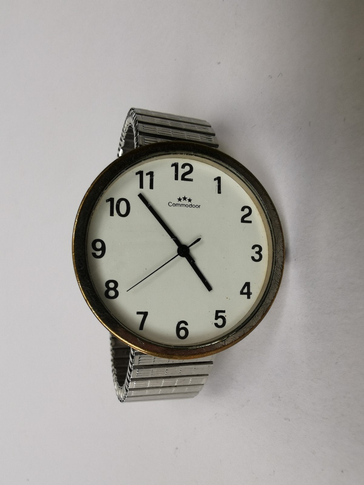 Commodoor vintage horloge, Verzenden, Staal, Overige merken, 1960 of later