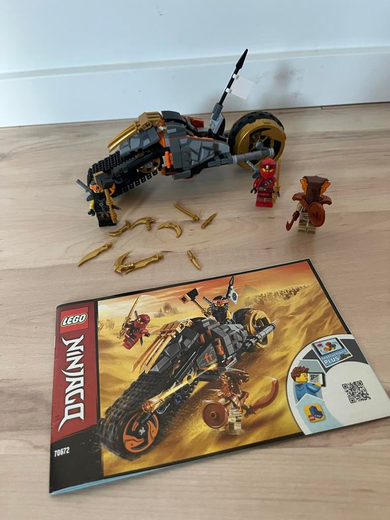 LEGO Ninjago 70672 Coles Vuurbike, Lego, Ophalen of Verzenden, Zo goed als nieuw, Compleet
