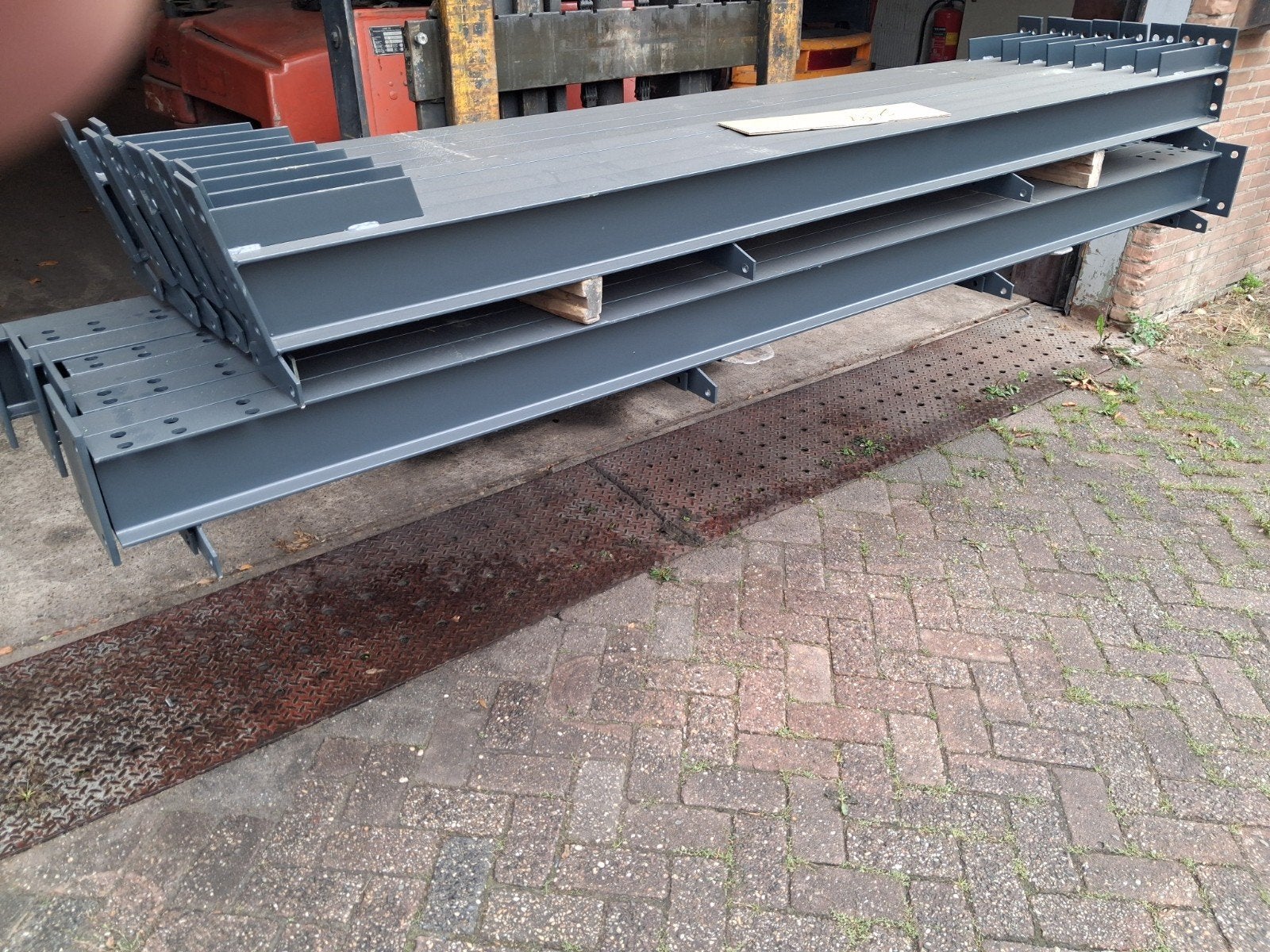 Loods Spanten Garage 5.5m breed op 9m Vergunningsvrij !, Doe-het-zelf en Verbouw, Metalen, Ophalen, Nieuw, IJzer
