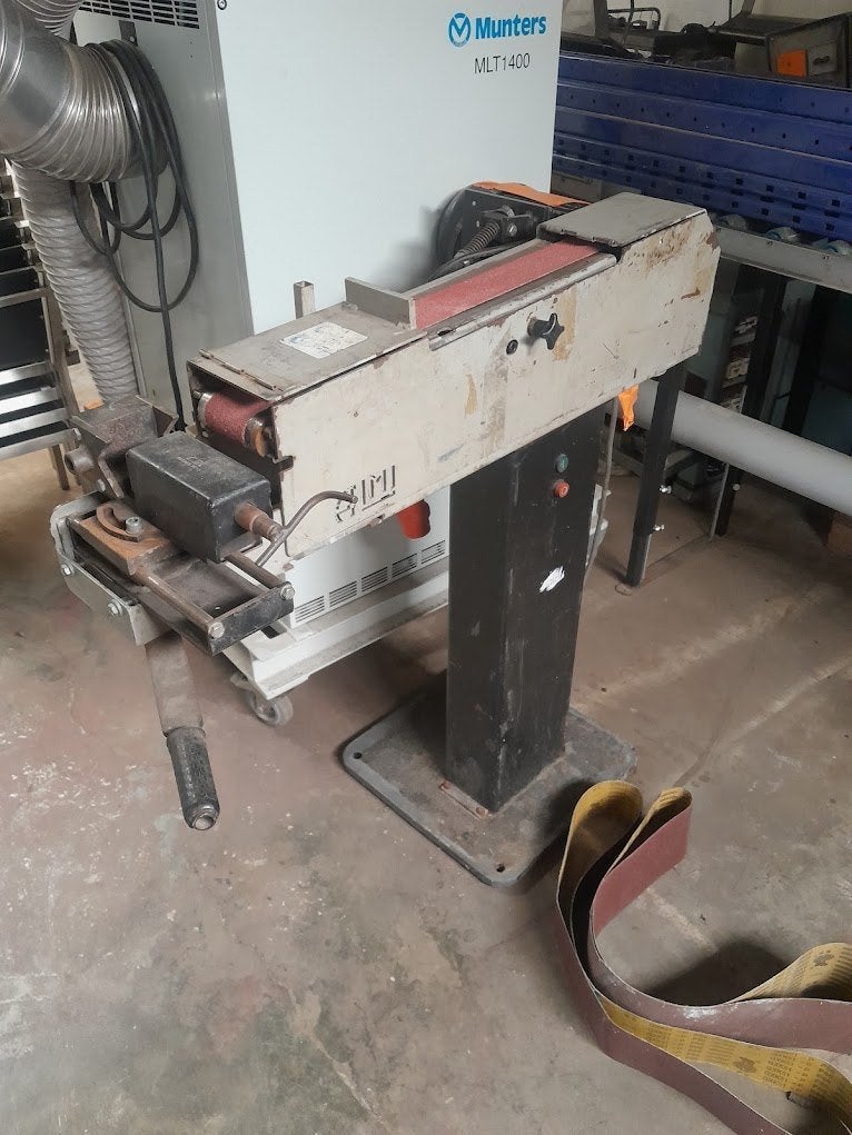 Almi 150 Pijpuitslijper 3x400V 3kW, Ophalen, Gebruikt, 1000 watt of meer, Werkbankslijpmachine