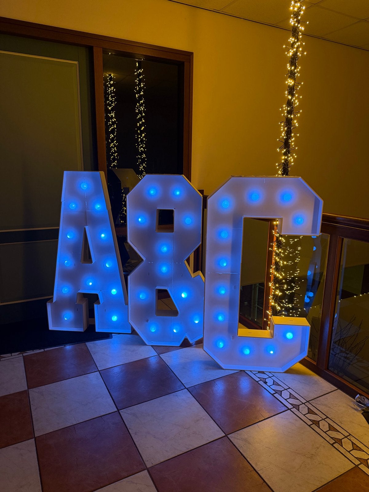 C & A Lichtletters - Decoratieve Verlichte Letters, Ophalen, Wit, Gebruikt, Overige fittingen