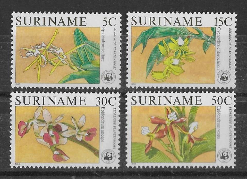 Suriname Michel 1166-1169 postfris, Ophalen of Verzenden, Postfris