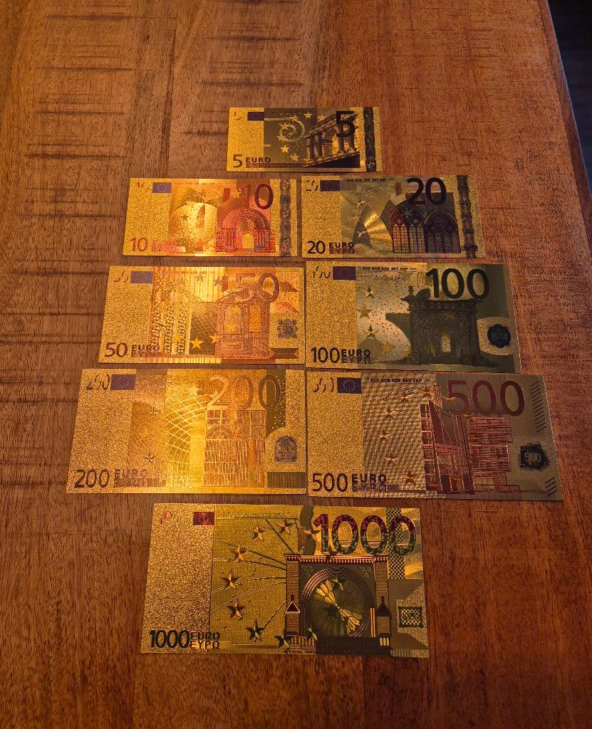 souvenir nep euro bankbiljetten van plastic., Postzegels en Munten, Bankbiljetten | Europa | Eurobiljetten, Ophalen of Verzenden