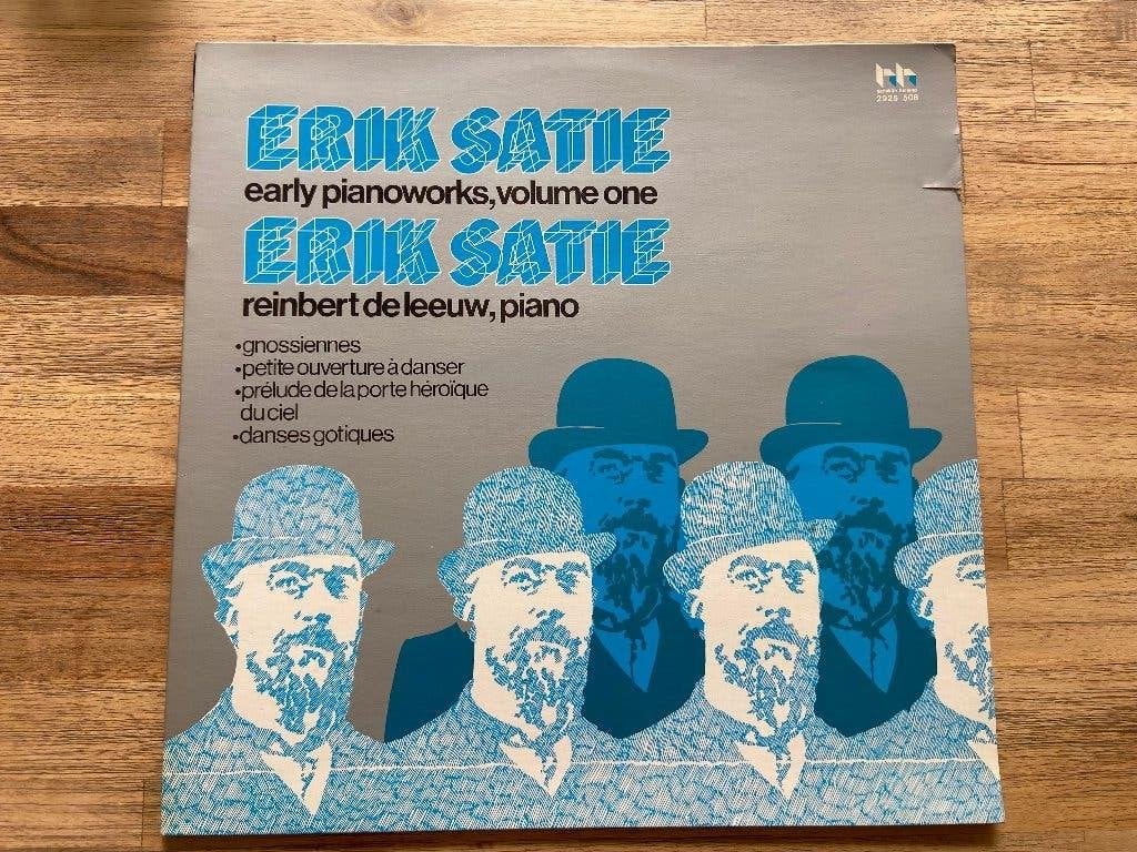 Satie early piano works - played by Reinbert de Leeuw, Beschermende buitenhoes, LP, Overige componisten, Overige formaten