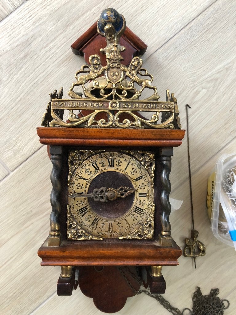 Zaanse klok Wuba, Antiek en Kunst, Ophalen of Verzenden