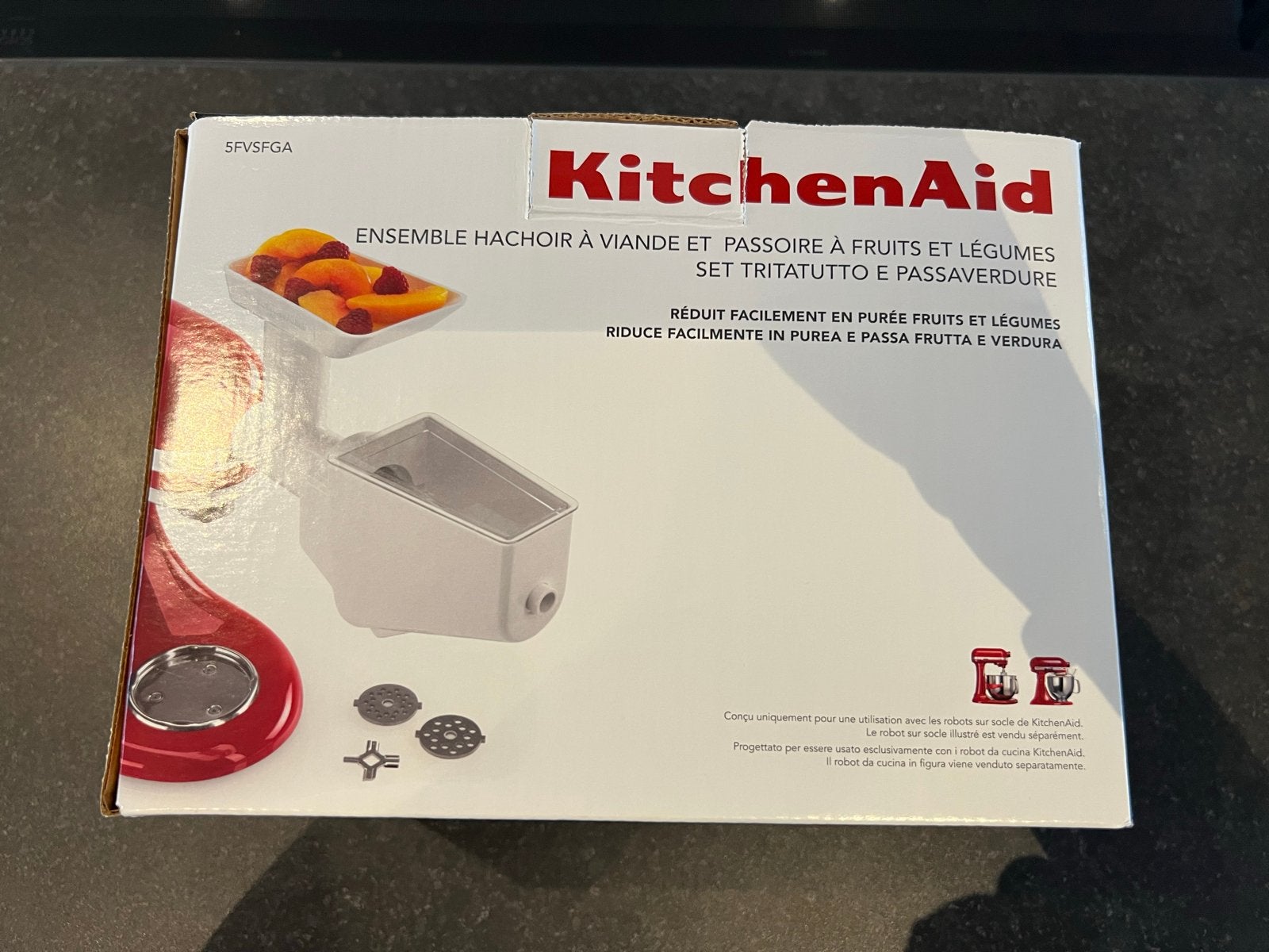 KitchenAid Voedselmolen en Fruit- en Groentezeef, Witgoed en Apparatuur, Keukenmixers, Ophalen, Zo goed als nieuw