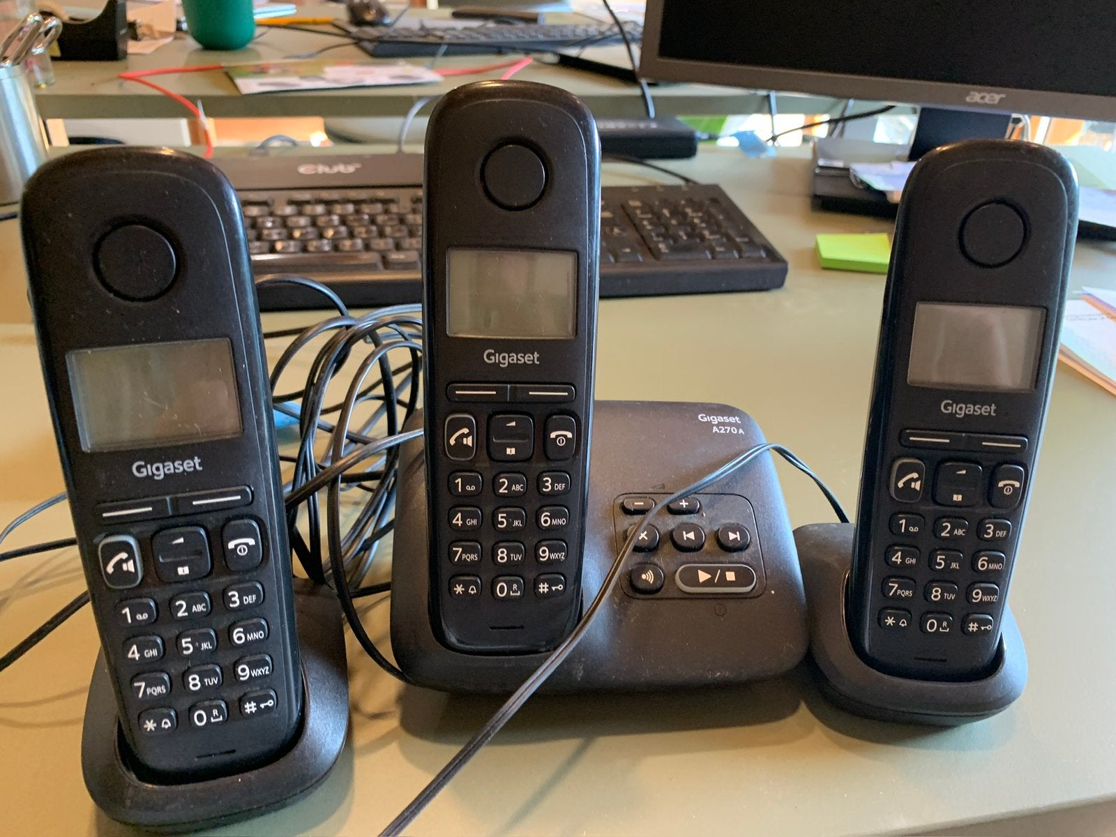 Gigaset A270H Dect telefoons met basisstation, Ophalen, Gebruikt