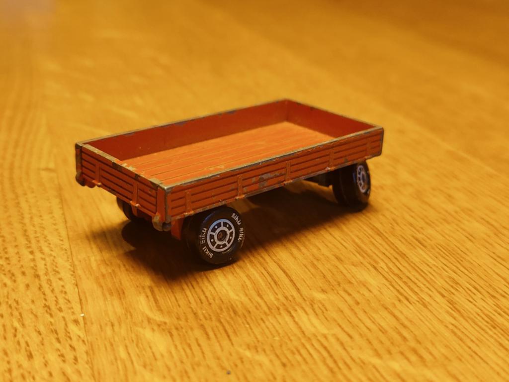 Siku LKW Aanhanger ORANJE, Ophalen of Verzenden, Zo goed als nieuw, Bus of Vrachtwagen