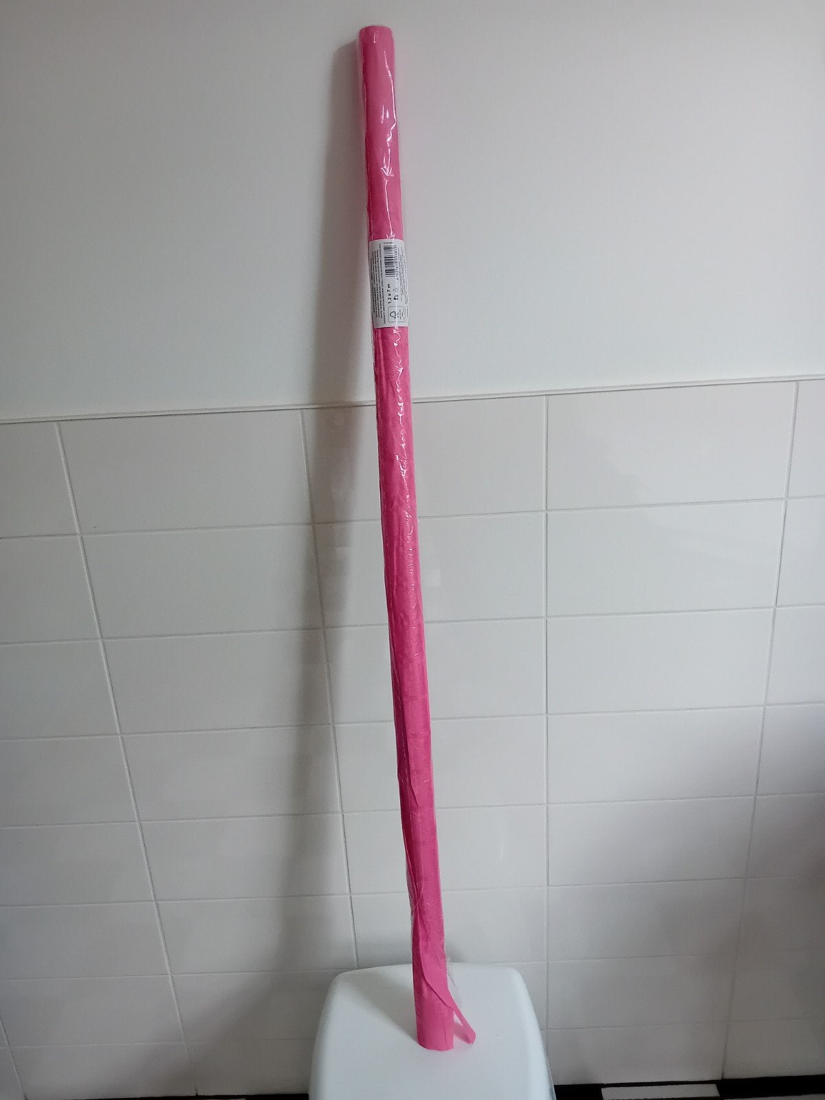 Rol damast tafelpapier 1.2 bij 7 meter., Huis en Inrichting, Tafelkleden, Ophalen, Rechthoek