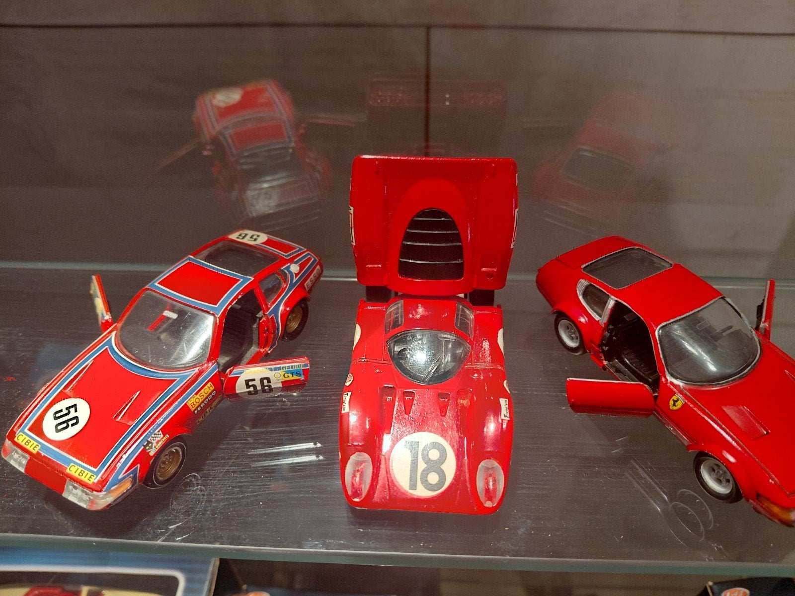 Solido Ferrari set 1:43 – 2 x Daytona 365 GTB/4 & 1 x 312 P, Hobby en Vrije tijd, Ophalen of Verzenden, Zo goed als nieuw, Auto