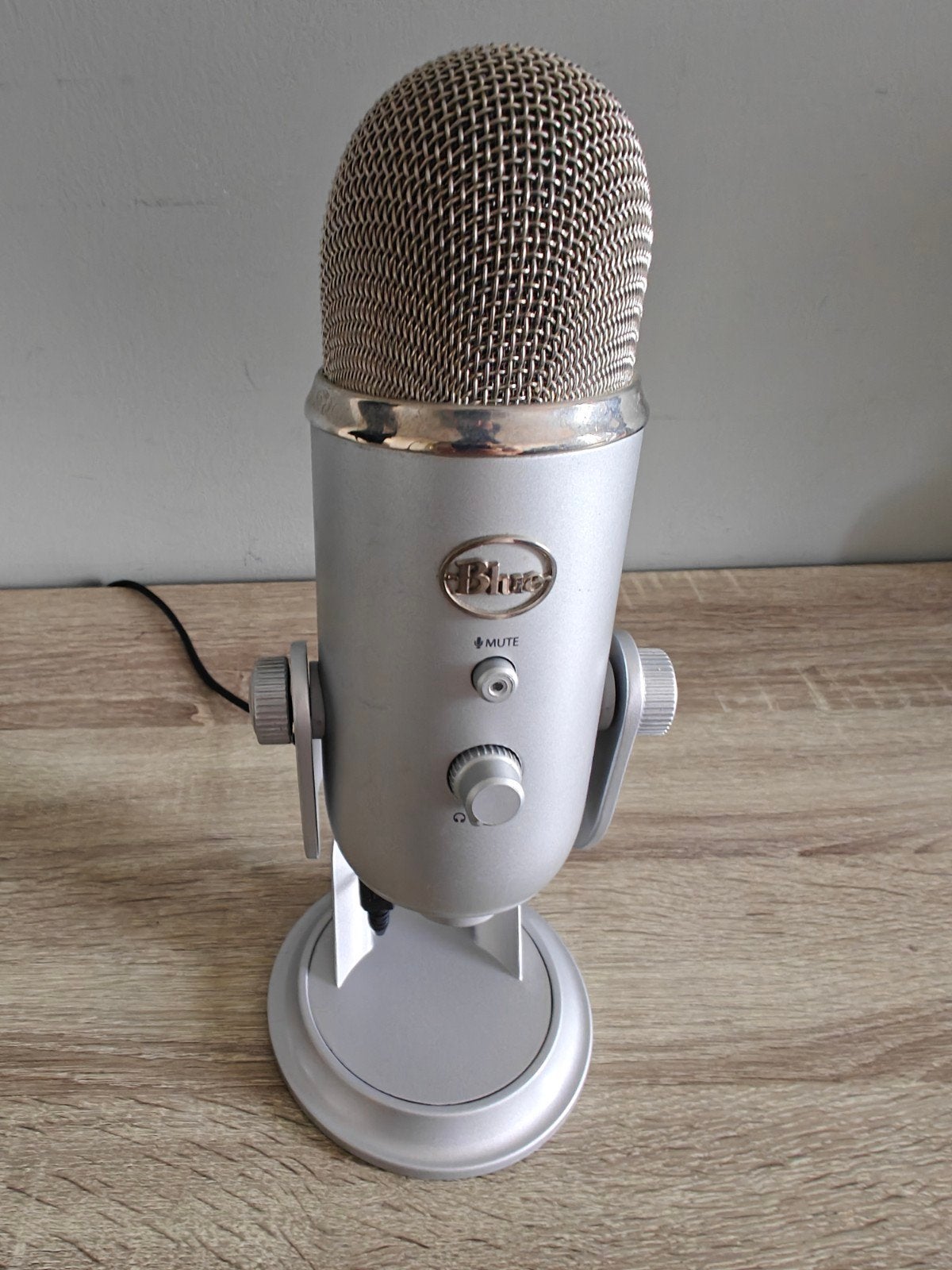 Blue Yeti USB Microfoon met Shock Mount, Ophalen of Verzenden, Zo goed als nieuw, Studiomicrofoon