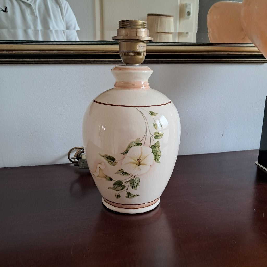 Vintage Porseleinen lampenvoet, Verzenden