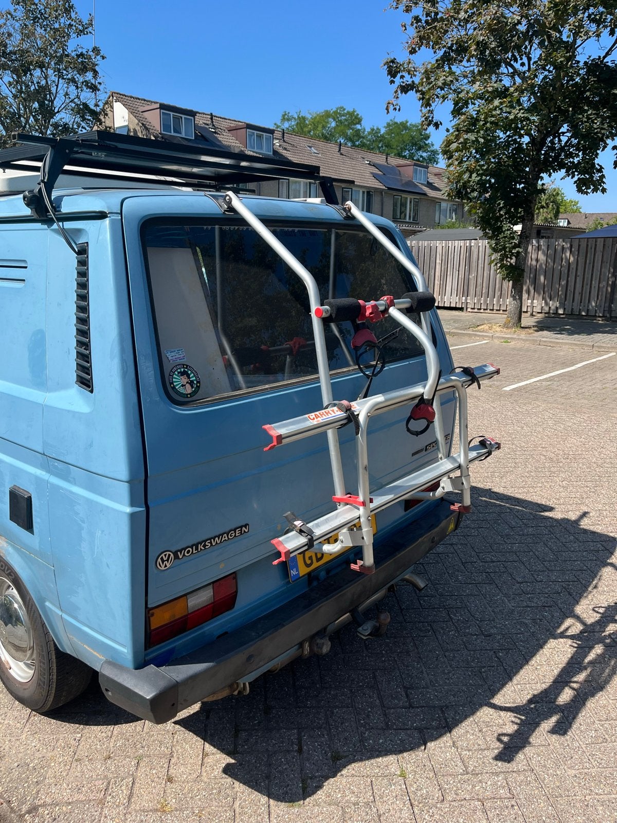 Fietsendrager voor Volkswagen T3 - Achterklepdrager, Ophalen, 2 fietsen, Gebruikt, Achterklepdrager