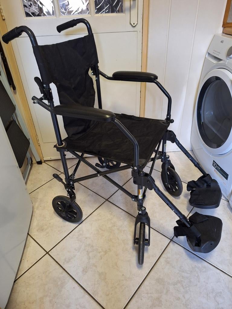 Multimotion inklapbare opvouwbare rolstoel met opbergtas, Diversen, Rolstoelen, Duwrolstoel, Ophalen
