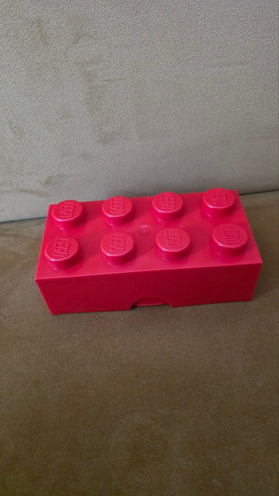 LEGO Broodtrommel / Lunchbox - Rood/ 20 cm x 10 cm x 6 cm, Ophalen of Verzenden, Zo goed als nieuw, Broodtrommel, Rood