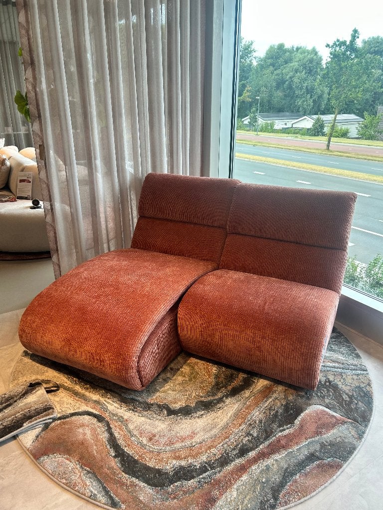 Nieuwe fauteuil + chaise longue, Ophalen, Nieuw, Trendy, 100 tot 125 cm