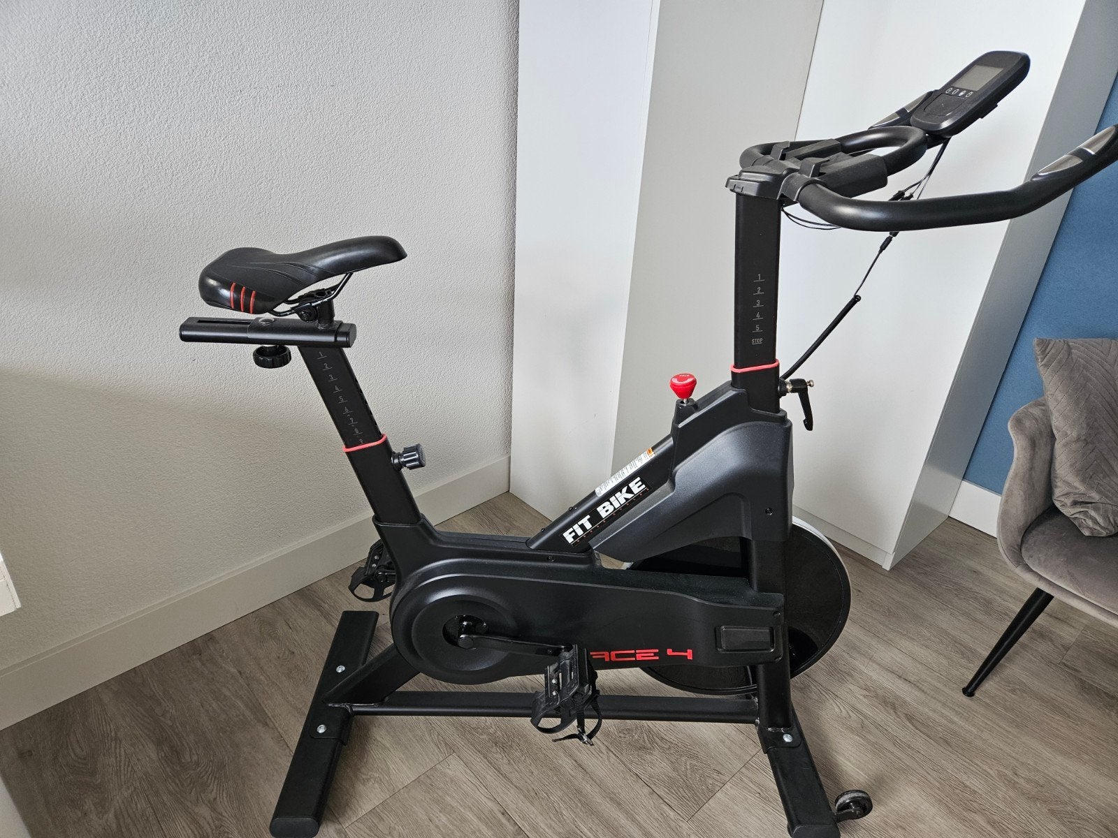 FitBike Race 4 indoor cycle / spinningfiets, zeer goede staa, Sport en Fitness, Ophalen, Spinningfiets, Zo goed als nieuw, Metaal
