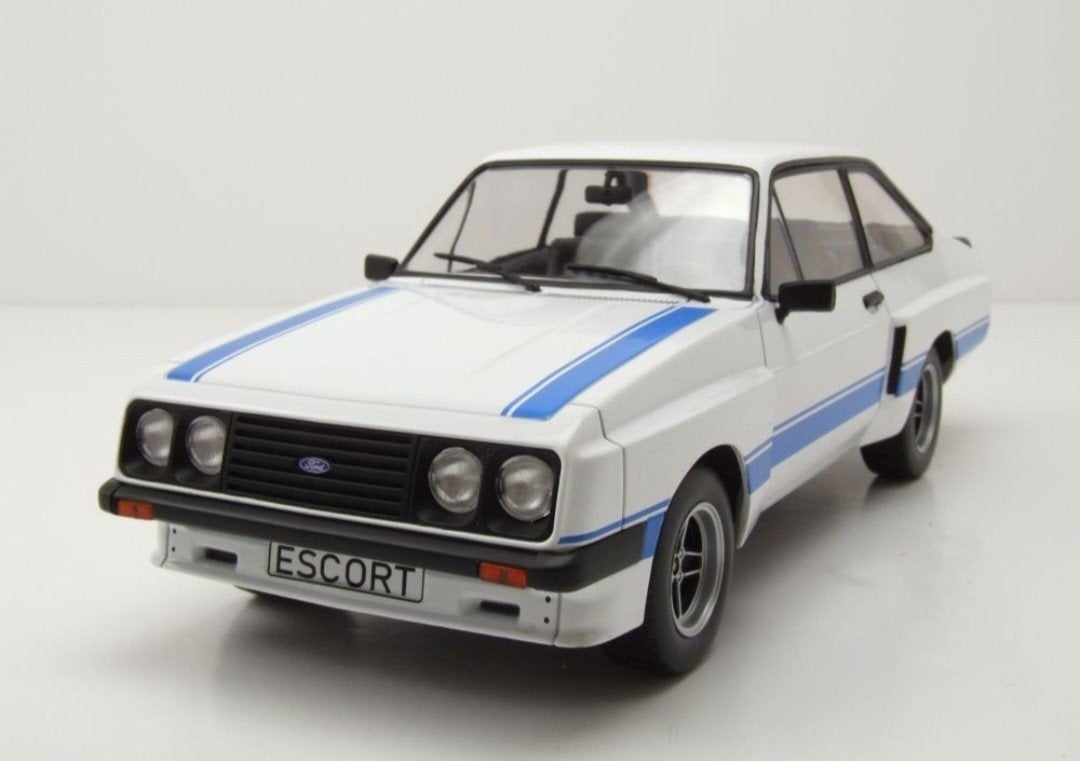 1:18 AANBIEDING! Ford Escort MKII RS 2000 X-Pack 1979 MCG, Ophalen of Verzenden, Nieuw, Auto, Overige merken