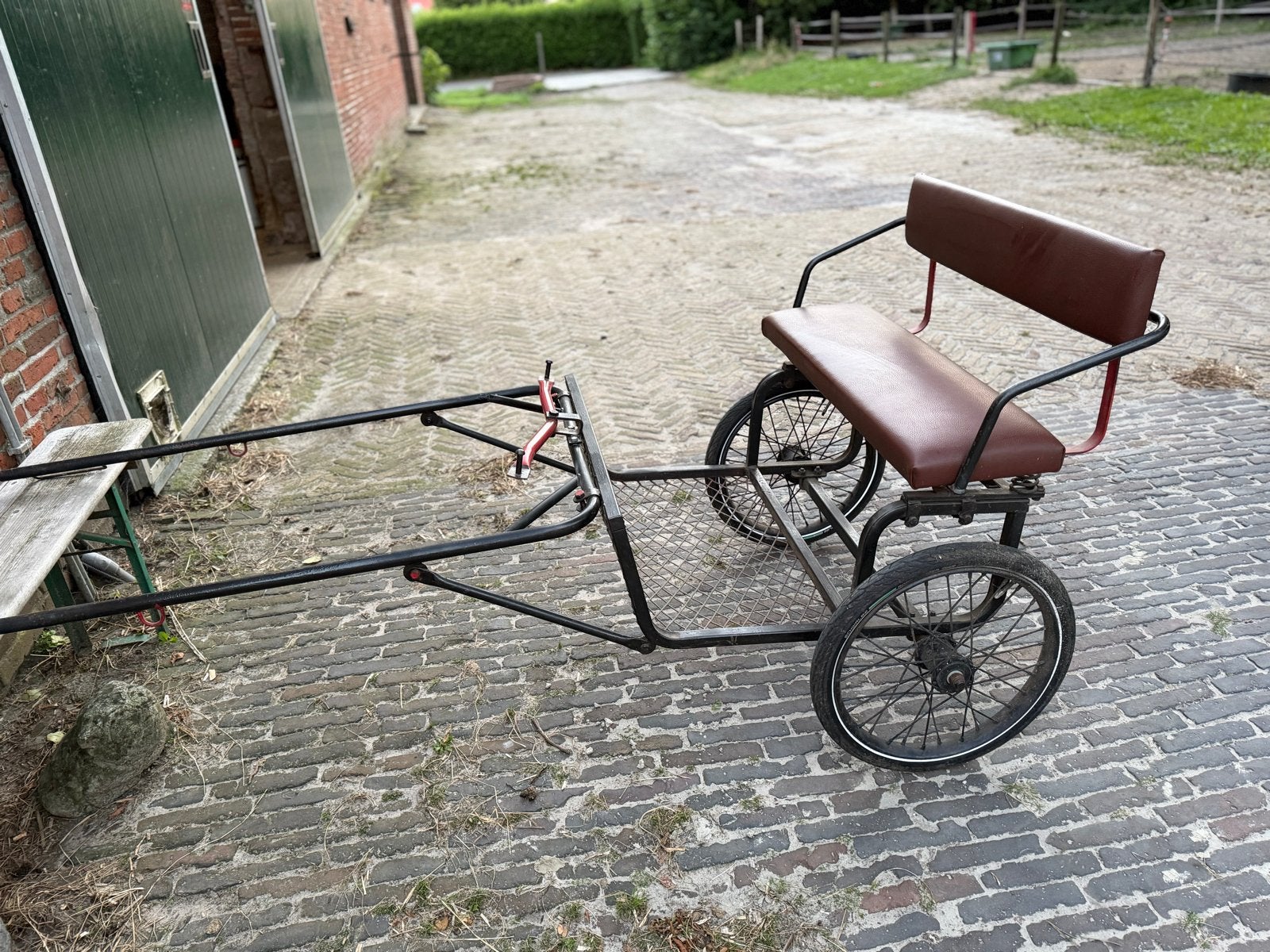 Leuke sulky voor shetlander, 16 inch, Dieren en Toebehoren, Rijtuigen en Koetsen, Sulky, Pony