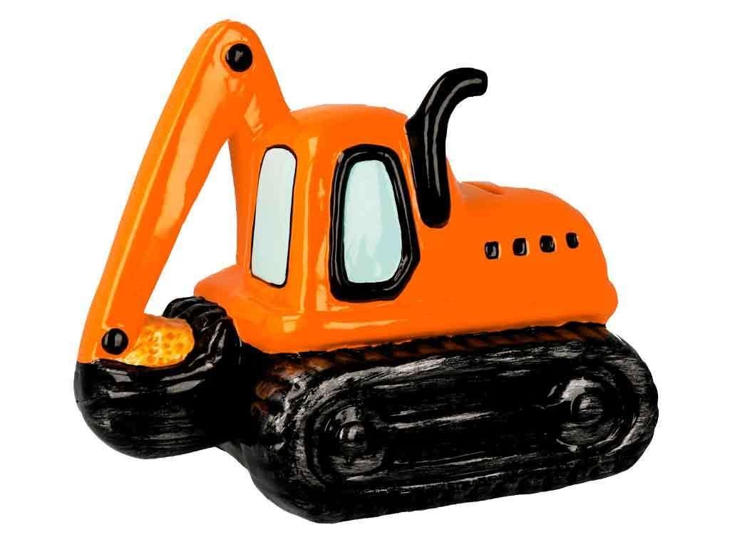 Nieuw spaarpot Graafmachine, ., Steen, Aardewerk of Keramiek, Vervoermiddel, Nieuw
