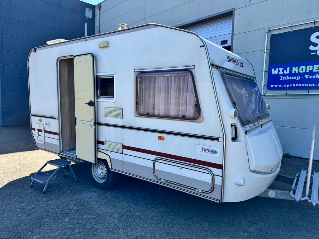 Caravan Home-Car 395H - Koopje/Export! Fietsendrager KORTING, Home-car, Standaardzit, Bedrijf, 750 - 1000 kg