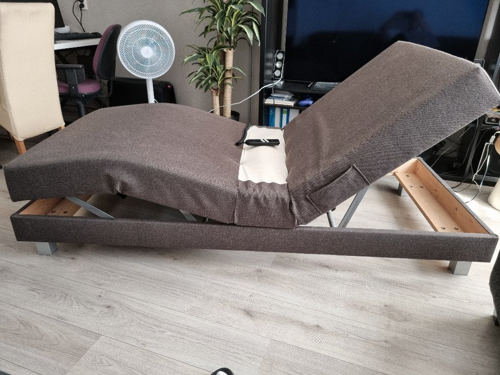 Elektrische boxspring(1-persoons), Ophalen, Gebruikt, 90 cm, Eenpersoons