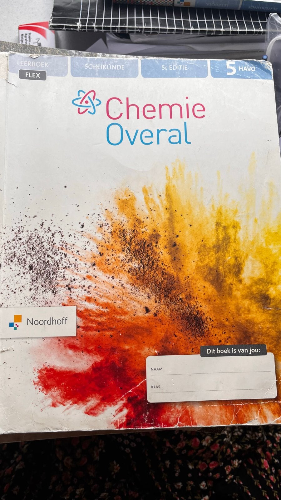 Chemie Overal Leerboek Scheikunde 5 HAVO 5e editie, Ophalen of Verzenden, Gelezen, HAVO, Scheikunde