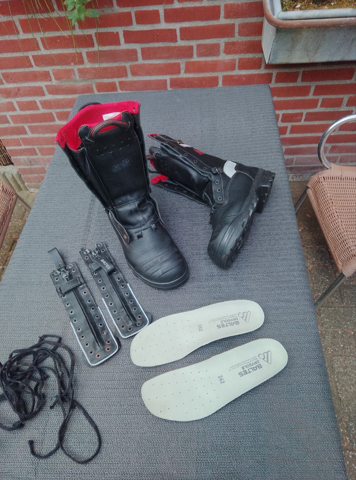 Baltes brandweerlaarzen maat 41 - zo goed als nieuw, Zwart, Baltes, Ophalen of Verzenden, Zo goed als nieuw