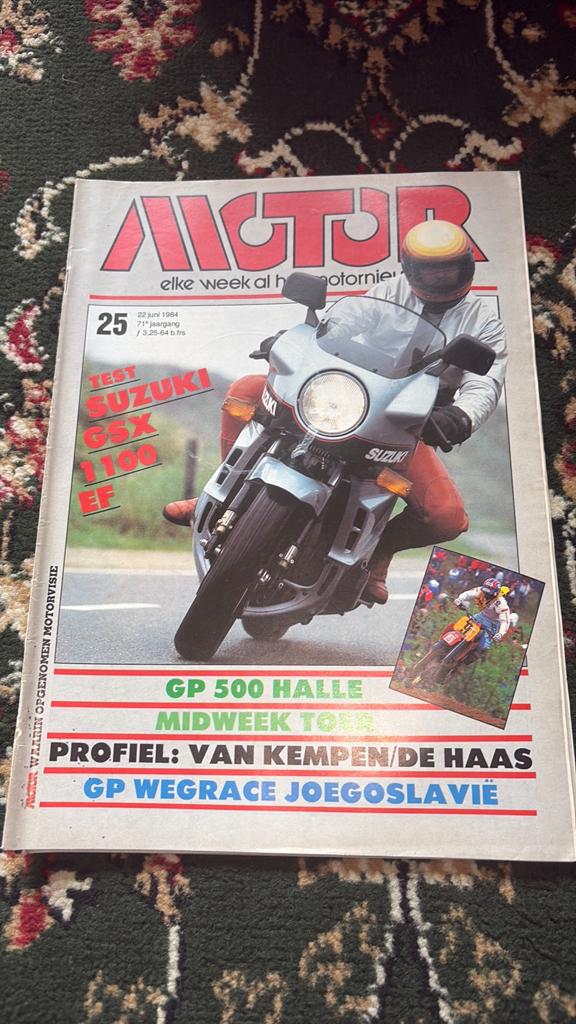 Motor Magazine 22 juni 1984 - Suzuki GSX 1100 EF Test, Ophalen of Verzenden, Gelezen, Algemeen