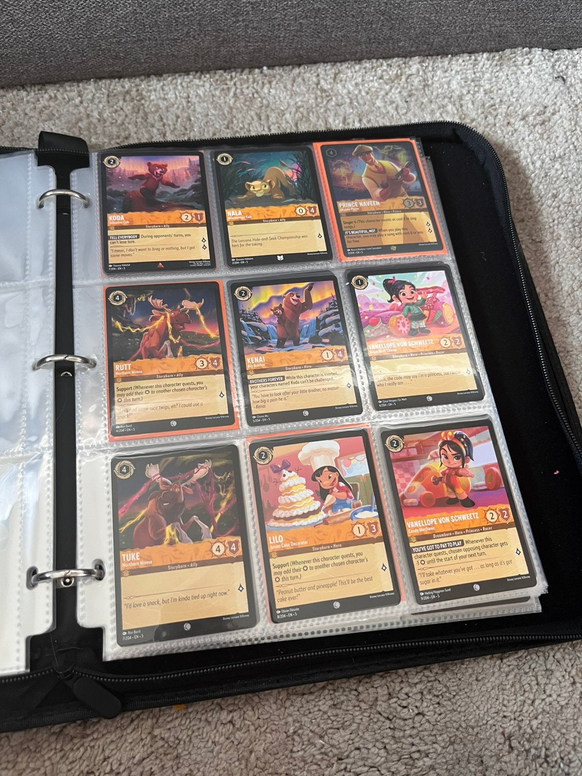 Disney lorcana shimmering skies: non foil set!, Ophalen of Verzenden, Zo goed als nieuw, Meerdere kaarten