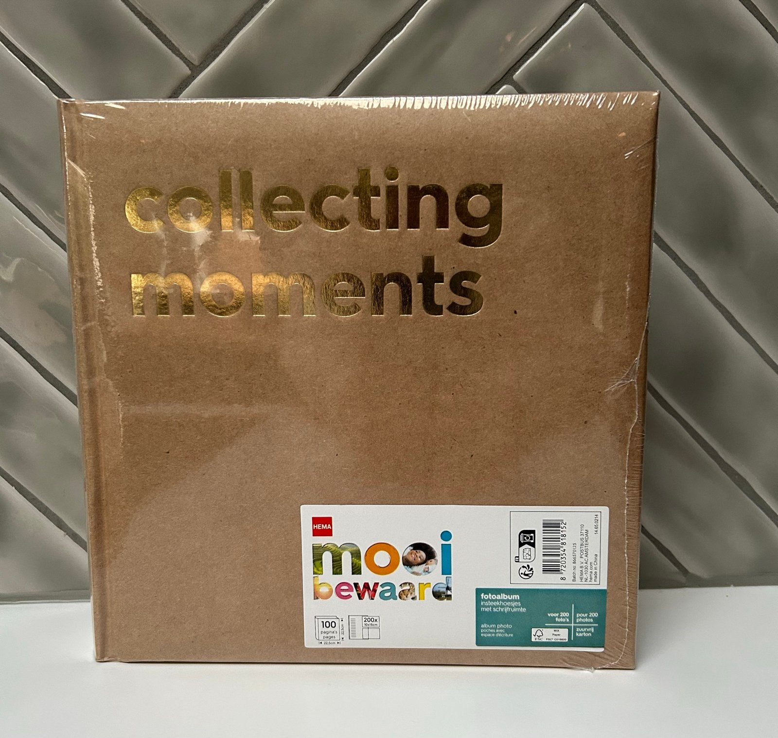 Hema Fotoalbum 'Collecting Moments' - Nieuw, Nieuw, Met insteekhoezen, Insteekalbum, Hema