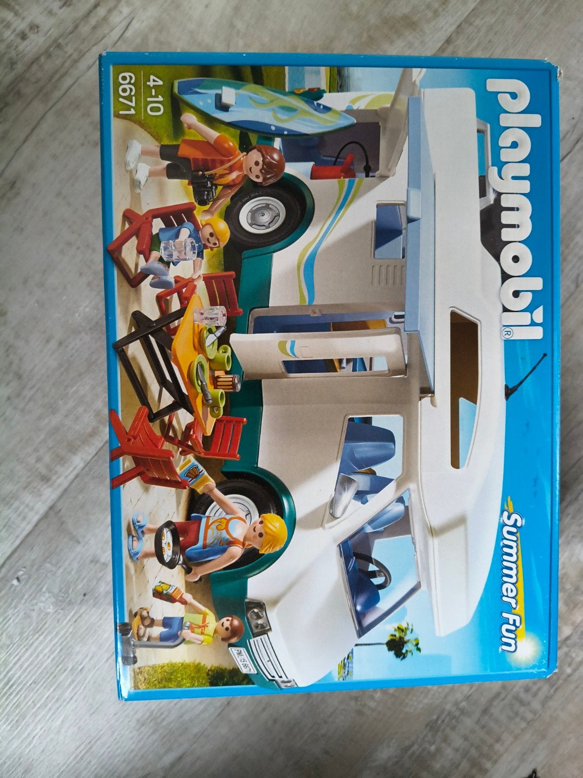 Playmobil Summer Fun Camper 6671, Gebruikt, Complete set, Voertuig, Ophalen of Verzenden
