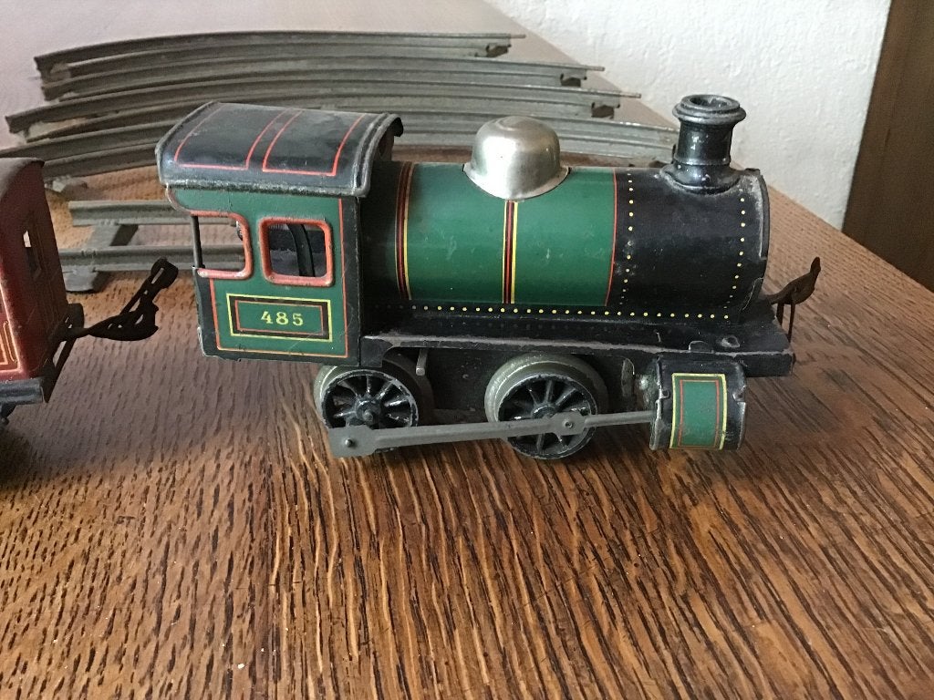 Vintage antieke trein Gebruder Bing Werke Neurenberg Germany, Ophalen of Verzenden