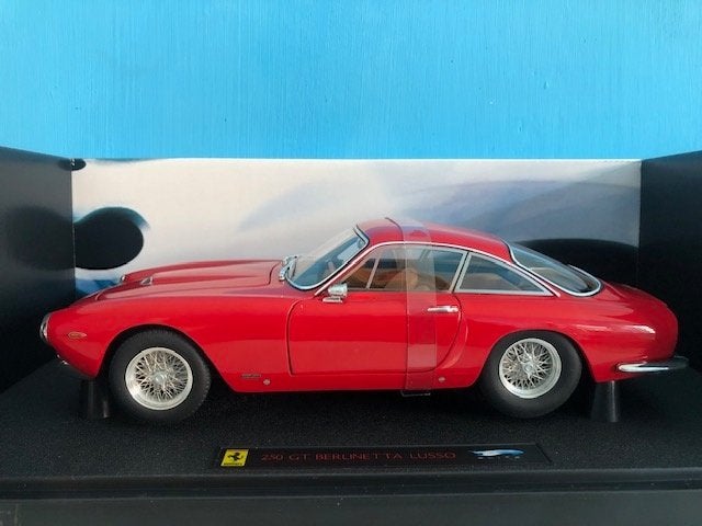 FERRARI 250GT BERLINETTA LUSSO 1:18 HOT WHEELS ELITE, Ophalen of Verzenden, Zo goed als nieuw, Auto, Hot Wheels