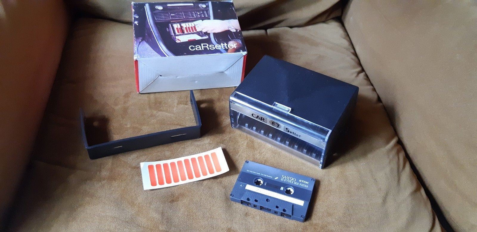 CaRsetter 80's Oldtimer cassettebandjes opbergsysteem, Ophalen of Verzenden, Nieuw