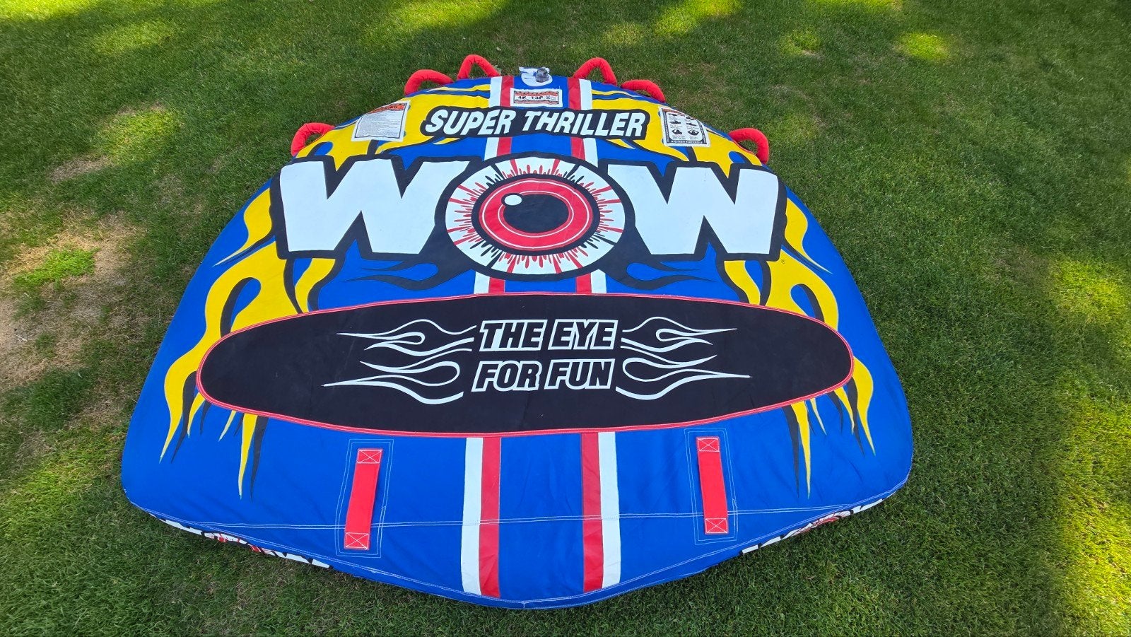 WOW Super Thriller 3-persoons funband, Watersport en Boten, Ophalen, Zo goed als nieuw, Funband of Funtube