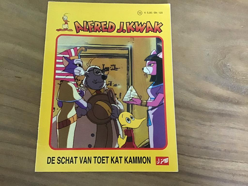 Alfred J. Kwak - De Schat van Toet Kat Kammon (Nr. 10), Boeken, Stripboeken, Eén stripboek, Verzenden, Gelezen
