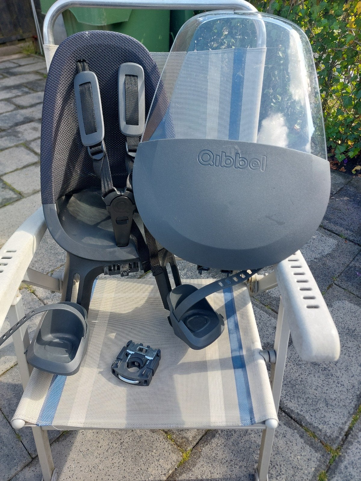 Fiets zitje voorop, Fietsen en Brommers, Fietsaccessoires | Fietsstoeltjes, Ophalen of Verzenden, Gebruikt